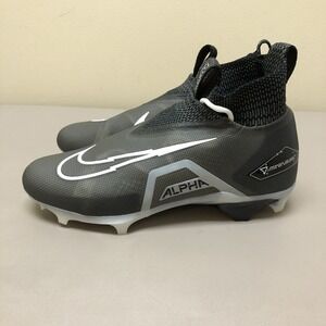 Nike Alpha Menace Elite 3 Flyknit Football Cleats Mens 11.5 Black CT6648-001 NEW